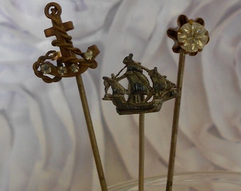 Art Deco Hat Pins