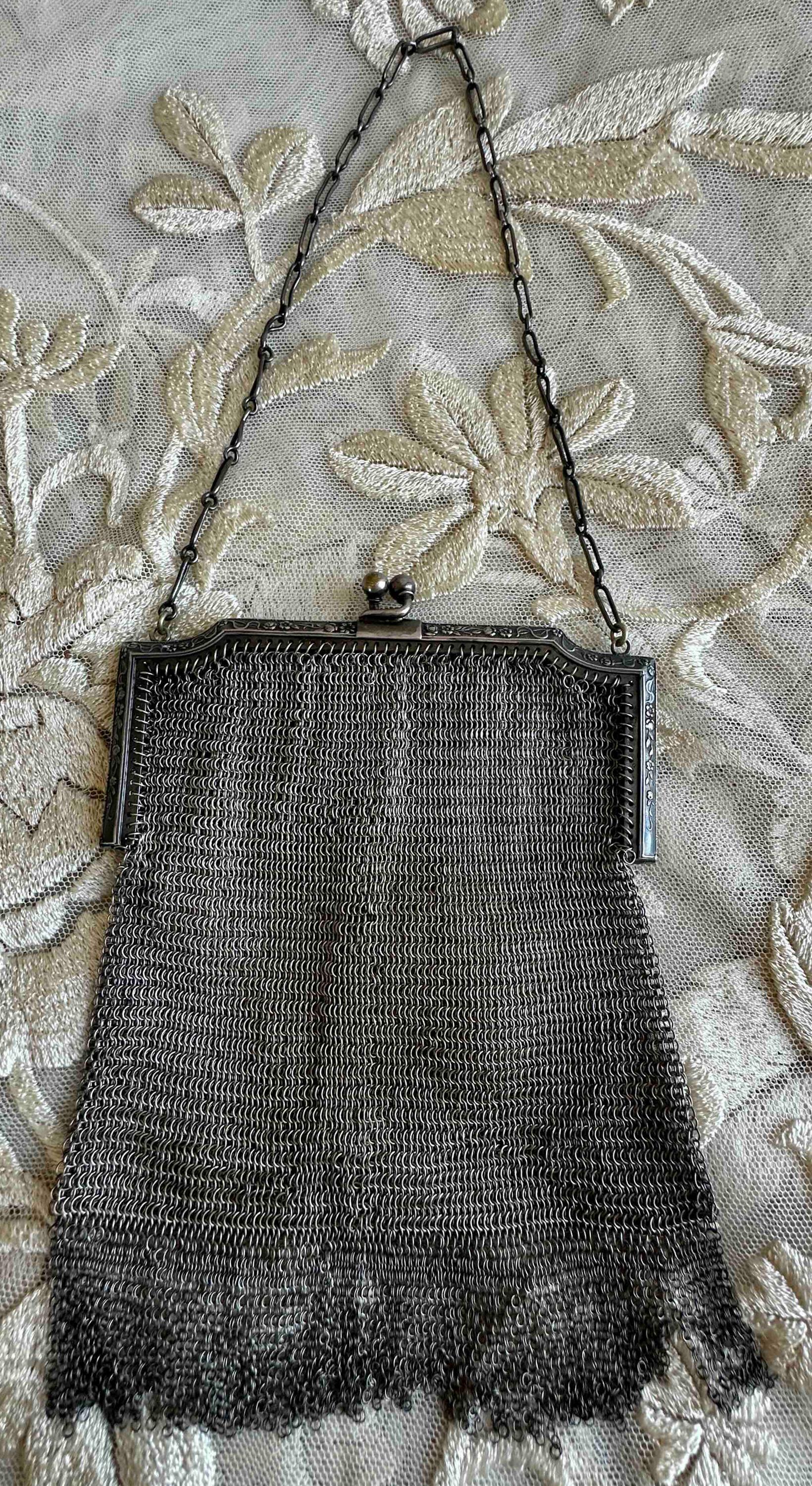 Whiting and Davis Purse With Fringe - Etsy