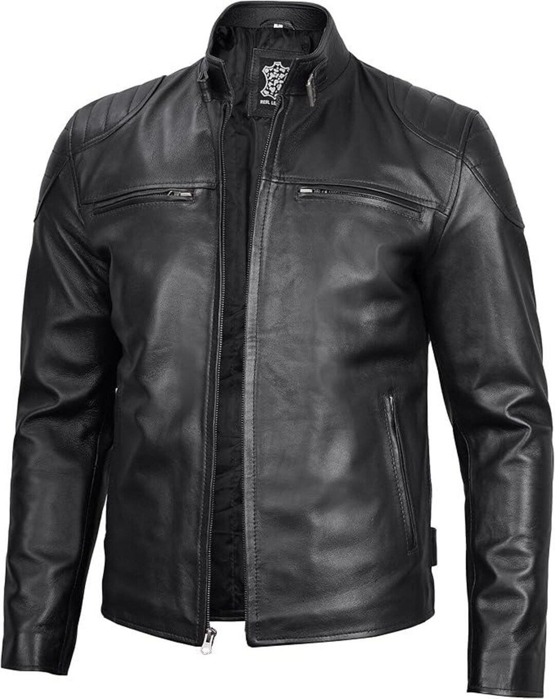 Handmade Lambskin Leather Motorcycle Jacket for Men & Women - Etsy