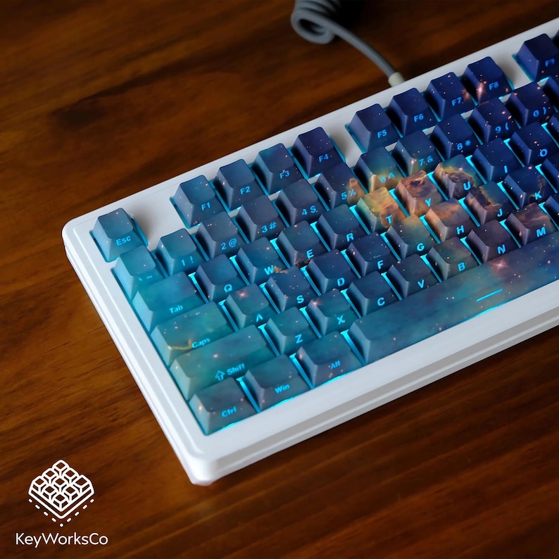 Cosmic Star Keycap Set: 135 PBT Cherry Profile, Shine-through - Etsy