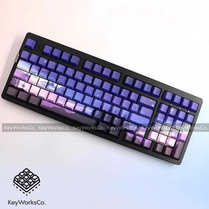 Dawn Cherry Profile PBT Keycap Set: 125 Dye-Sub Backlit Artisan Keycaps