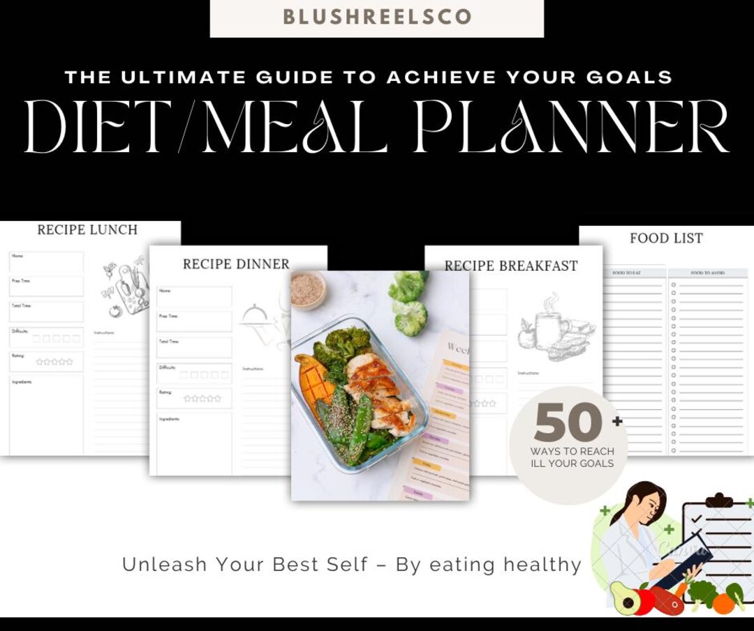 Printable Weekly Meal Planner for Healthy Eating & Balanced Diet ...