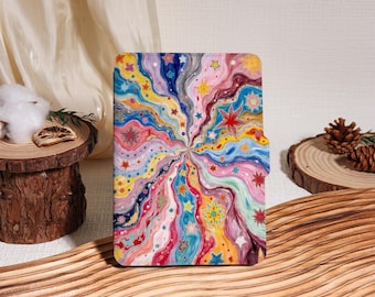 Dazzling Stars Kindle Case with Hand Strap, Kindle 2019/2022, Kindle 10th 11th Case,Kindle Paperwhite 2021 Case With Auto Wake/Sleep