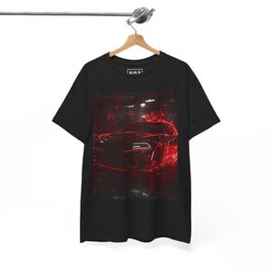 Dodge Charger SRT Hellcat Tee | Unisex Heavy Cotton T-Shirt, Streetwear, Casual Wear, Gift for Car Enthusiasts, Modern Style