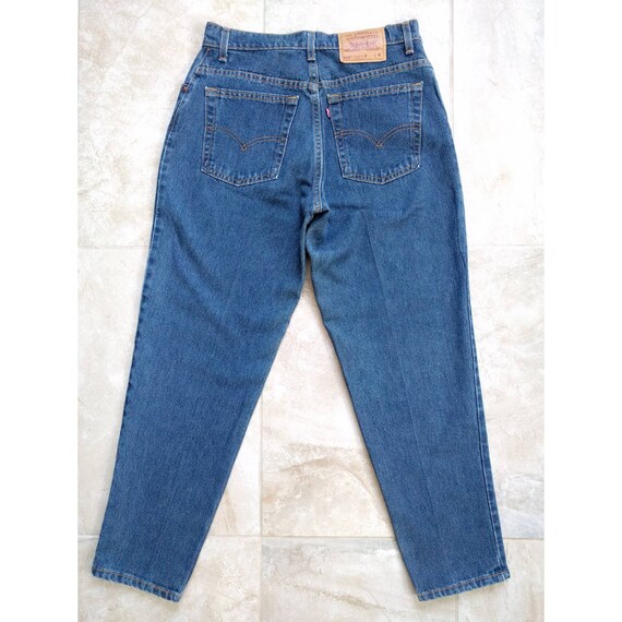 Vintage 1980s 1990s Levi's 550 True Western Blue … - image 3