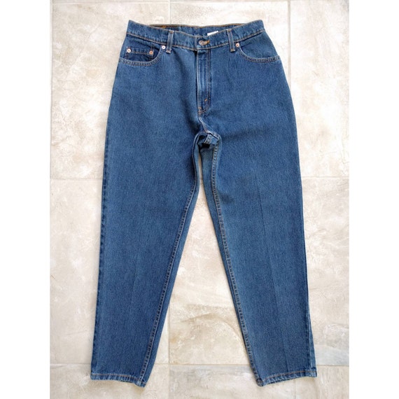 Vintage 1980s 1990s Levi's 550 True Western Blue … - image 2