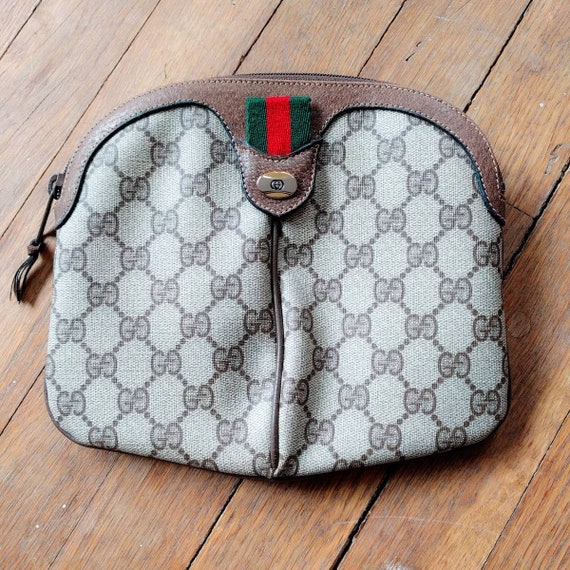 VINTAGE 80s Gucci GG Supreme crossbody bag Accessory Collection