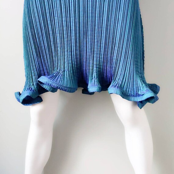 Vintage 1990s Y2K Issey Miyake Iridescent Pleated… - image 3