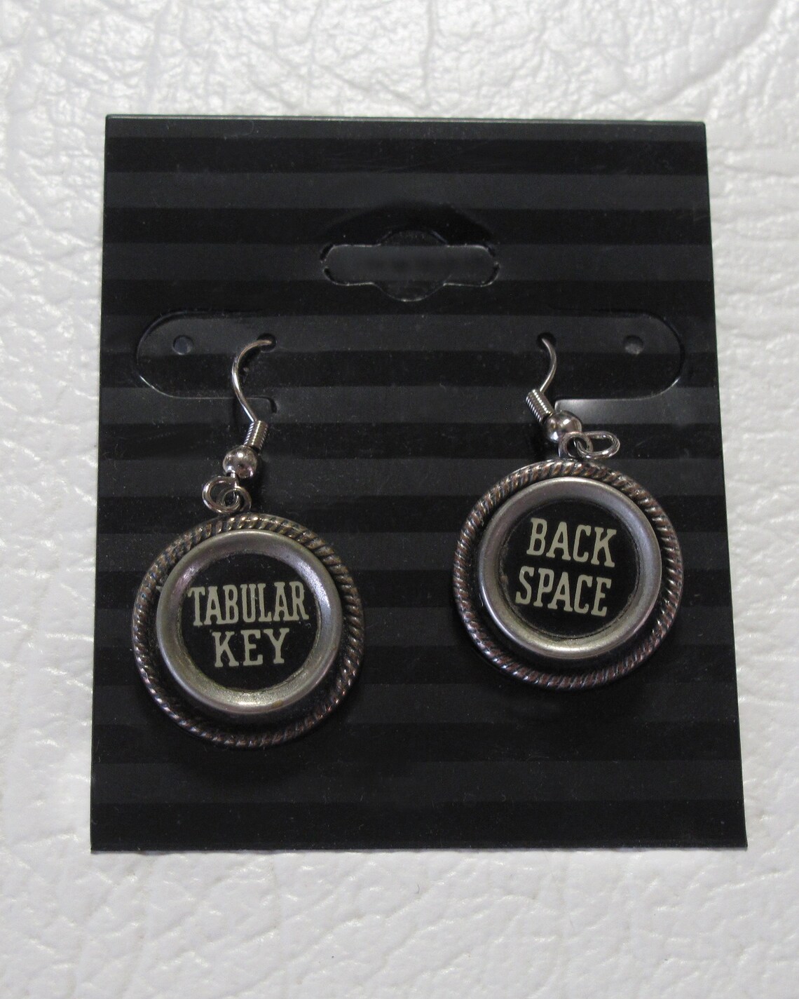 Vintage Typewriter Key Earrings Jewelry Etsy