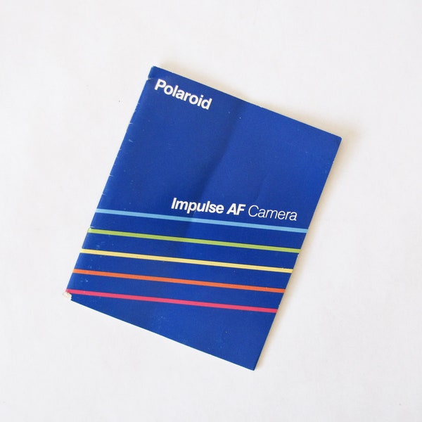 Original Manual for Polaroid Impulse Camera