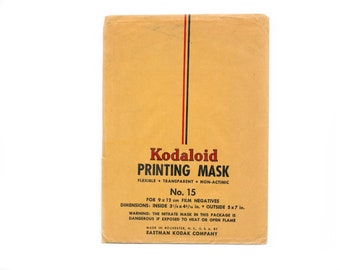 Vintage Kodak Kodaloid No 15 Printing Mask 3 1/8" x 4 5/16"