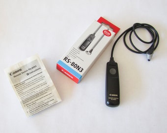 Canon RS-80N3 Remote Switch, Instructions