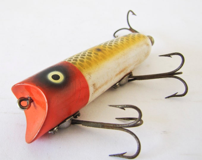 Vintage Heddon Lucky 13 Fishing Lure Etsy