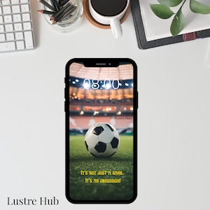 Soccer Quote Phone & Laptop Wallpaper | Motivational Digital Download for iPhone, iPad and Android