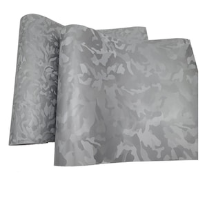 Faux Vinyl Camouflage Leather Fabric Sheet – PU Leather with Cotton Backing for Bags, Wallets, Hair Bows, Earrings & DIY Crafts