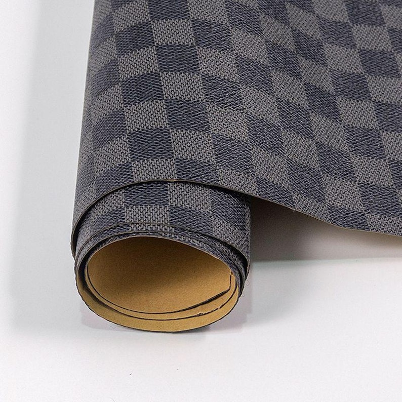 Self Adhesive Checkerboard PVC Leather Patch | Furniture Repair Sheet ...