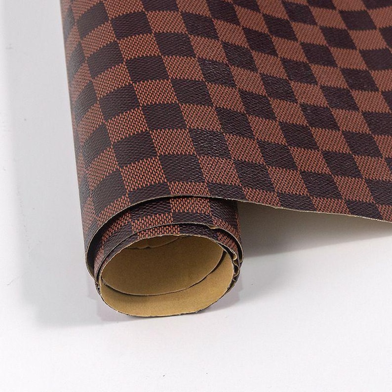Self Adhesive Checkerboard PVC Leather Patch | Furniture Repair Sheet ...