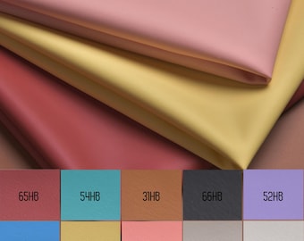 Soft Faux Leather Fabric: Spandex Vinyl Leatherette for DIY Crafts