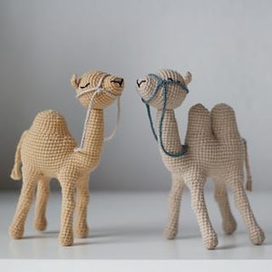 Patron au crochet Ibil le chameau heureux au crochet amigurumi chameau anglais, néerlandais et allemand, animal de zoo, chameau jouet, chameau fait main
