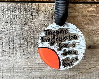 Tangerine | Led Zeppelin Ornament | Acrylic Ornament Gift | 3" Ornament | Living Reflection From a Dream