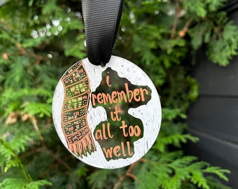 I Remember It All Too Well | Red | Inspired by Taylor Swift Ornament | 3" Acrylic Ornament Gift | Swiftie Eras Tour Gift - All Too Well Song