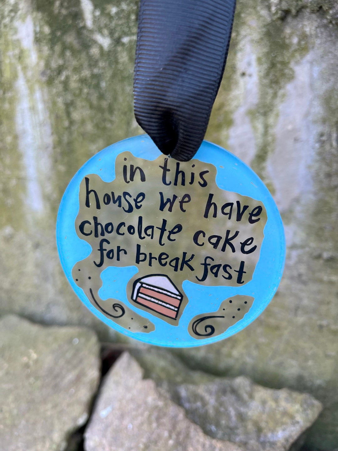 In This House We Eat Chocolate Cake for Breakfast Practical Etsy