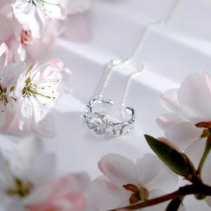 Organic Melt Ear Cuff with Chain Tassel, Sterling Silver 18K Gold Plated Ear Wrap, No Piercing Clip-On, Minimalist Jewelry, Gift for her