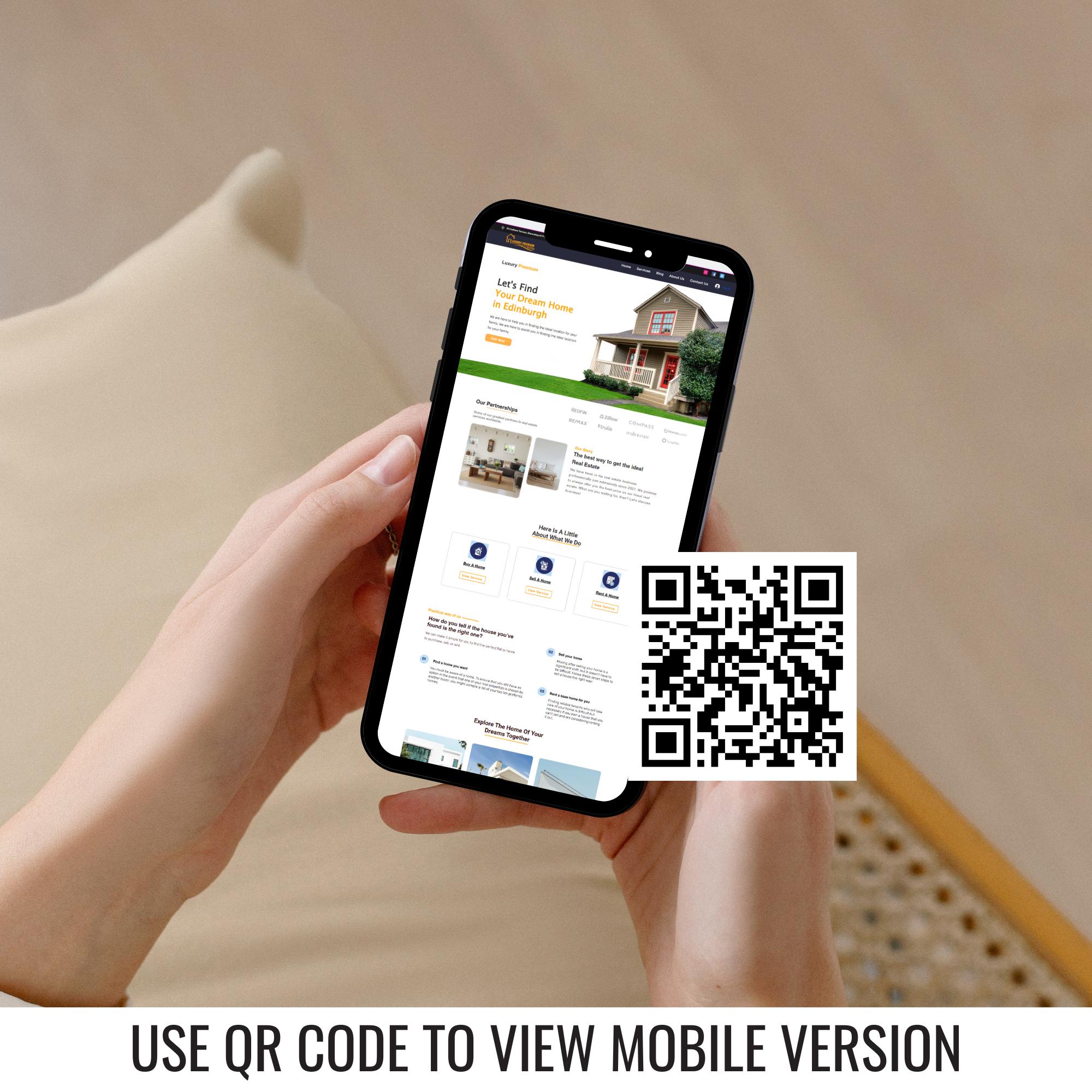 Minimalist Real Estate WIX Template Agent Website Design Etsy