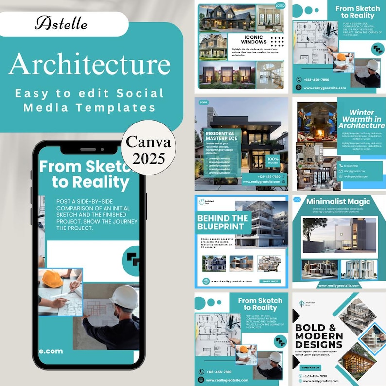 Architect Templates, Architecture Social Media Posts, Architect ...