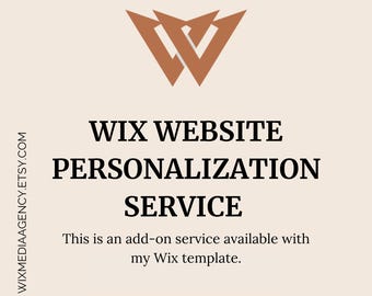 Website Personalization Service – Custom Setup with My Premade Wix Templates