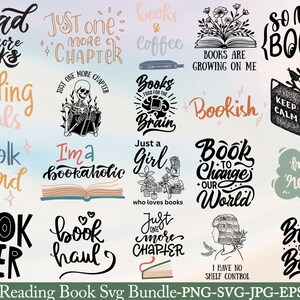 reading books svg bundle, Floral Books, Black Cat Literary, whimsical storybook ,and Book Dragon,Reading book Svg, wildflowers book bundle