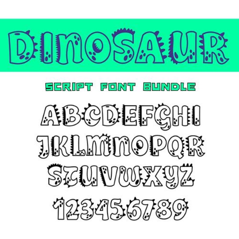 Dino Alphabets Svg Pack, Dinosaur Alphabet Png, Dinosaur Alphabet Svg ...