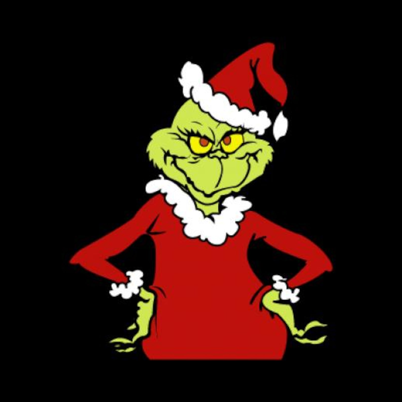 Funny Grinch Design PNG | Grinch Face PNG | Grinch Sublimation Design ...