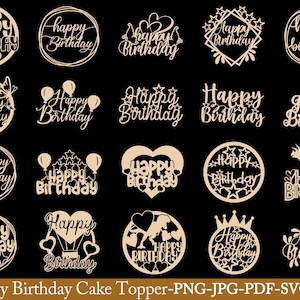 Geburtstag Tortenstecker Laser Cut, Geburtstag Tortenstecker Laser Cut, Geburtstag Tortenstecker Laser Cut, Geburtstag Tortenstecker Laser Cut, Geburtstag Dekoration