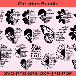 Christian svg bundle faith bundle, Christian SVG Bundle, Bible verse svg bundle, Faith bundle designs SVG, Christian quotes svg,Bible verses