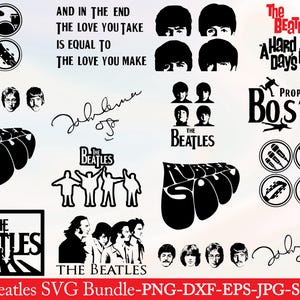 Beatles svg,The Beatles Svg Bundle, The Beatles Png / Clipart, The Beatles Shirt Svg, Digital Files, The Beatles Face, Music Svg, Cricut