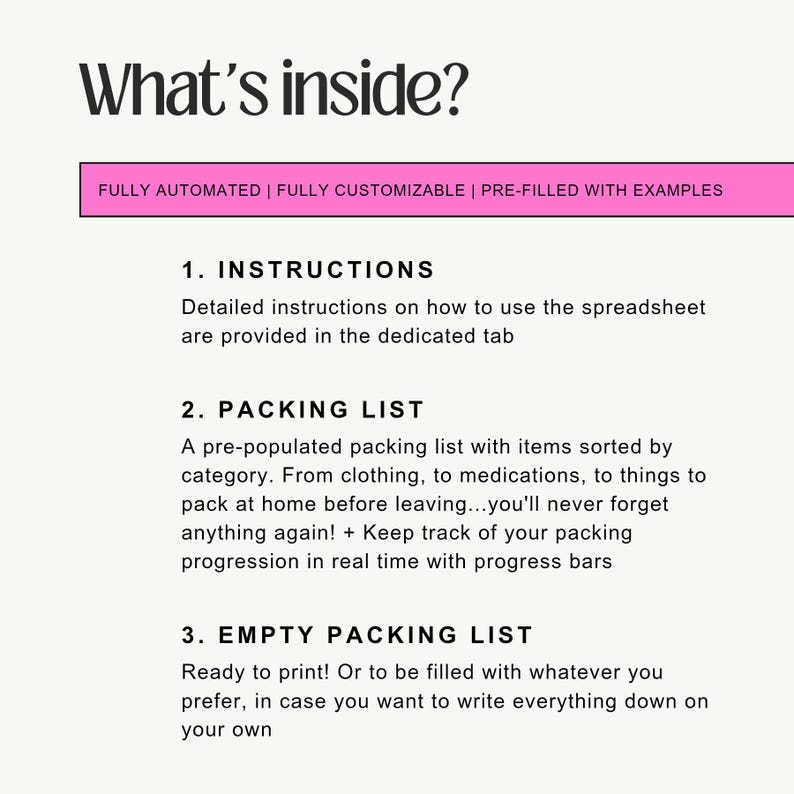 Packing List Template & Travel Outfit Planner (digital and Printable ...