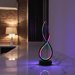 Bedside Lamp - Nightstand Lamp - Touch Bedside Lamp - Mini Desk Lamp - Reading Lamp for Bed - LED Ring Light - Small Desk Light - led lamp