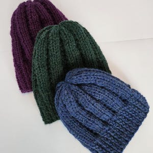 Men's Winter Hat, Unisex Winter Warm Knitted Beanie Hat, Ski Hat, Fishing Hat, Wool Knitted Hat