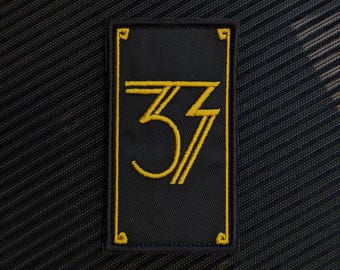 Expedition Patch, Embroidered Velcro Badge, Game 33 Patch, Gamer Gift