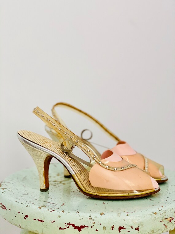 rhinestone slingback shoes