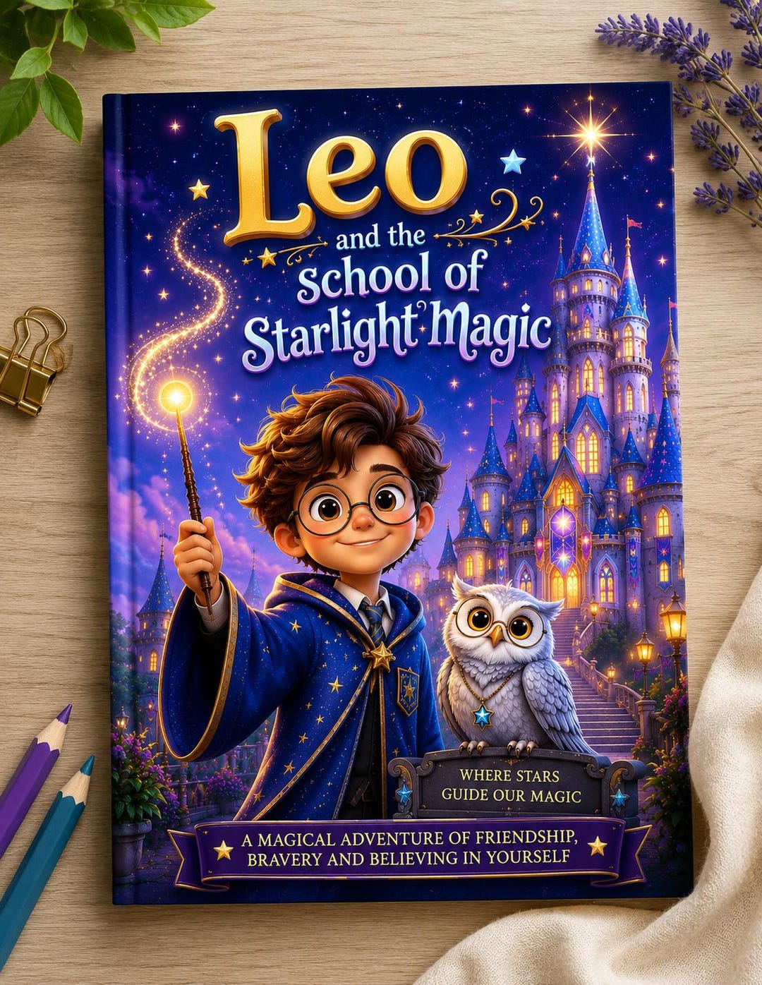 Leo and the School of Starlight Magic Storybook (digital Download) - Etsy