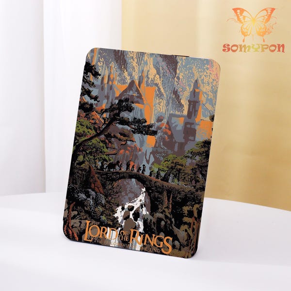 LOTR Fellowship Kindle Case,2024 Kindle 10/11/12th,Paperwhite 6.8" 7",PW 5/6/7 Personalized ,Kindle Colorsoft Case,Auto Wake/Sleep