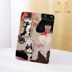 Cat Collage Kindle Case,2024 Kindle 10/11/12th,Paperwhite 6.8&quot; 7&quot;,PW 5/6/7 Personalized ,Kindle Colorsoft Case,Auto Wake/Sleep
