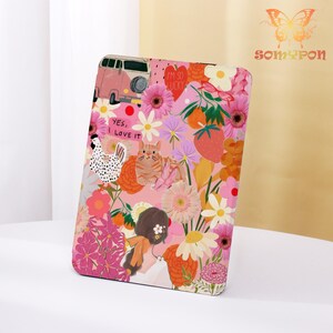 Bloom Vibe Kindle Case,2024 Kindle 10/11/12th,Paperwhite 6.8&quot; 7&quot;,PW 5/6/7 Personalized ,Kindle Colorsoft Case,Auto Wake/Sleep