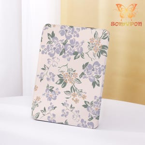 Lavender Bloom  Kindle Case,2024 Kindle 10/11/12th,Paperwhite 6.8&quot; 7&quot;,PW 5/6/7 Personalized ,Kindle Colorsoft Case,Auto Wake/Sleep