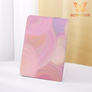Pastel Swirls Art Kindle Case,2024 Kindle 10/11/12th,Paperwhite 6.8&quot; 7&quot;,PW 5/6/7 Personalized ,Kindle Colorsoft Case,Auto Wake/Sleep