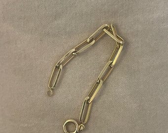 24 K rose gold bracelet chain