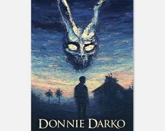 Impresión artística de Donnie Darko Glitch: póster giclée surrealista de culto