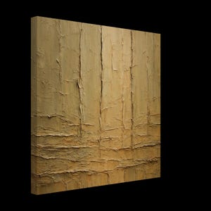 Lienzo impreso «Recuerdo del limo», Arte de tierra texturizado 40x40 cm / 16x16″